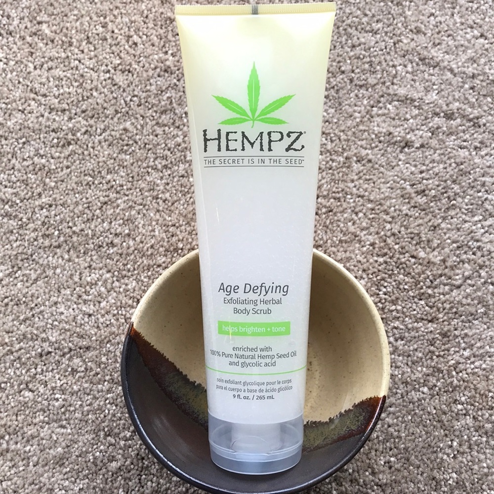 HEMPZ age-defying exfoliating herbal body scrub